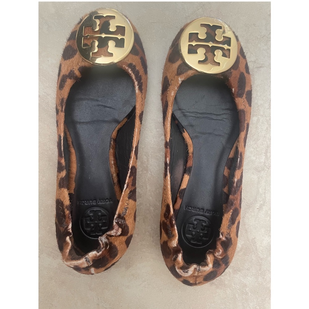 Tory Burch kids flats Cheetah size 13